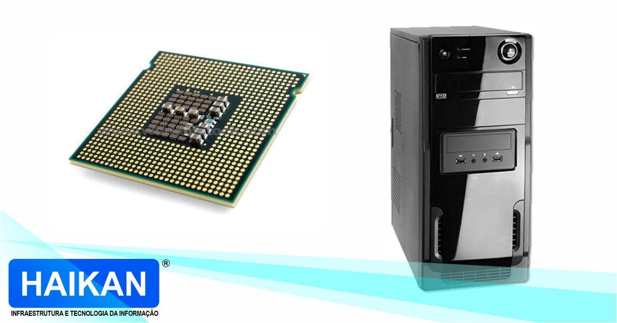 Qual a diferença entre CPU e gabinete?